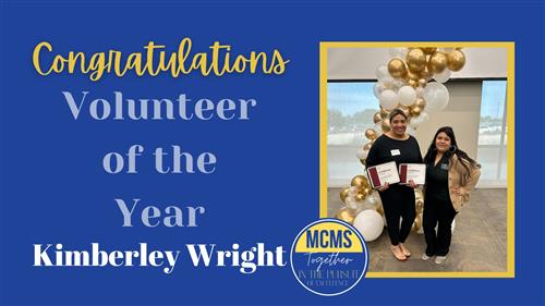 Volunteer of the Year Kimberley Wright